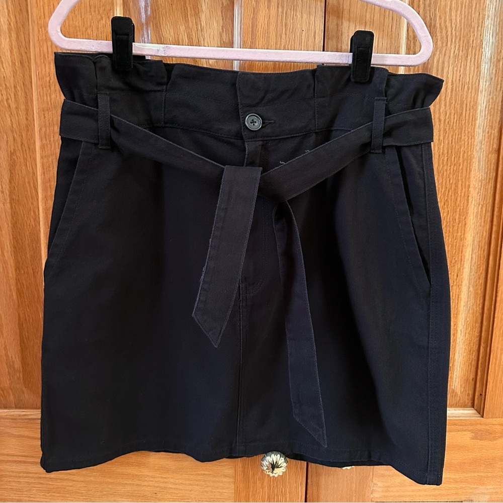 H&M Denim Paperbag Skirt